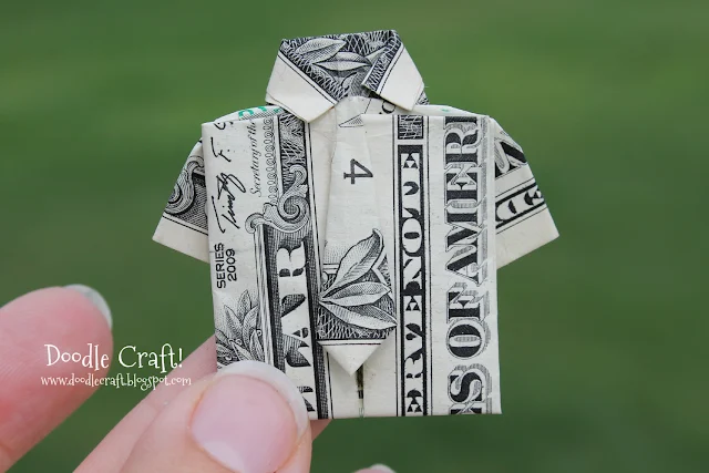 DIY Origami Dollar Bill Tshirt