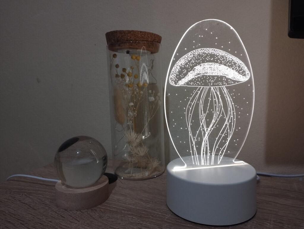 3d jellyfish light