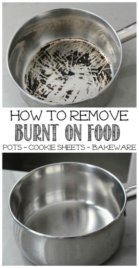 Remove Burnt Food From Pots