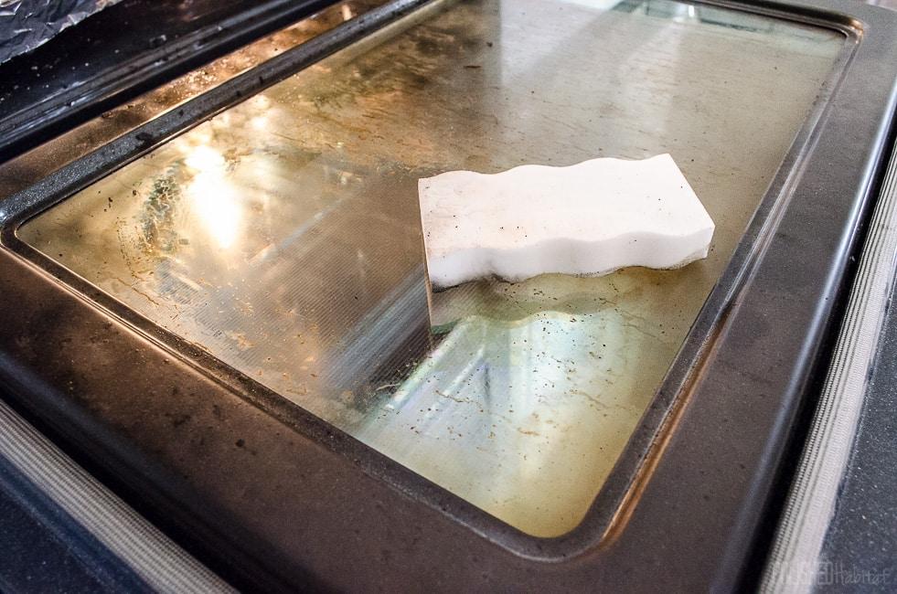 how to clean glass oven