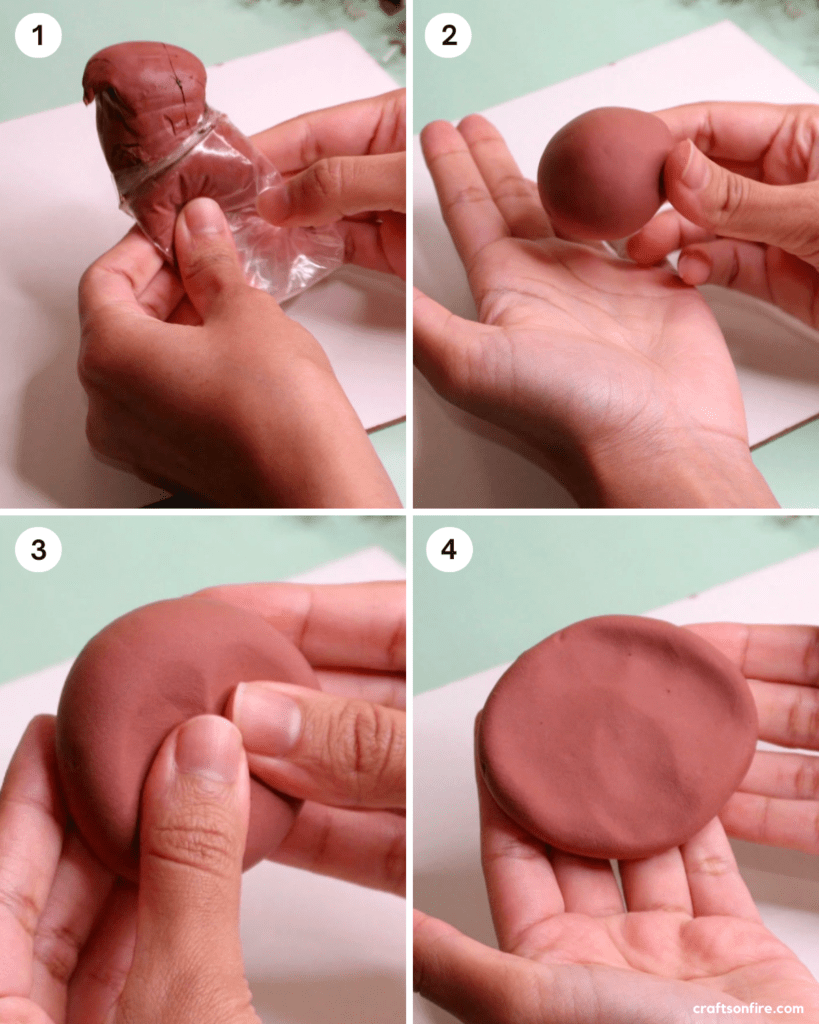 how to make a clay dish