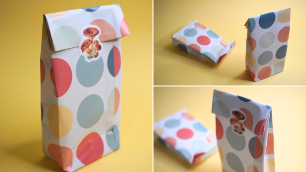 How To Make A Gift Bag From Patterned Paper - Craftsonfire