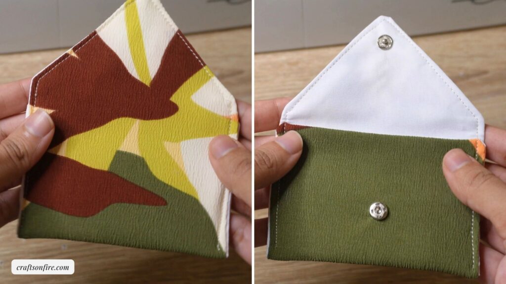 envelope coin pouch sewing tutorial