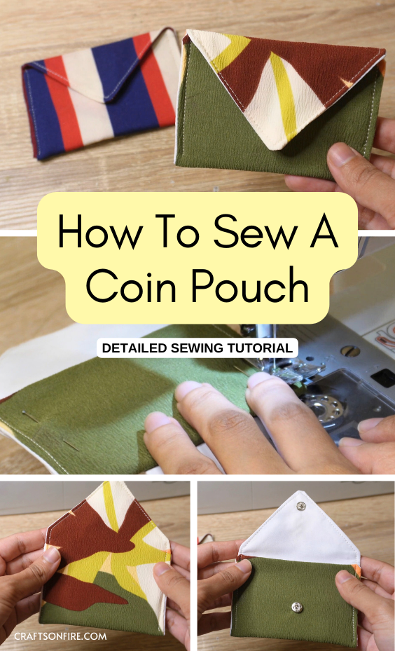 how to sew a coin pouch sewing tutorial