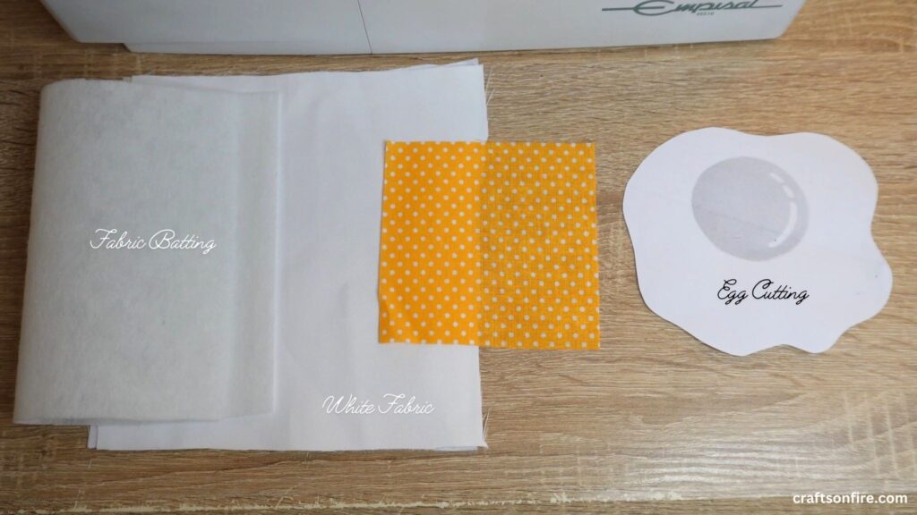 Fabric Egg Coaster Supplies