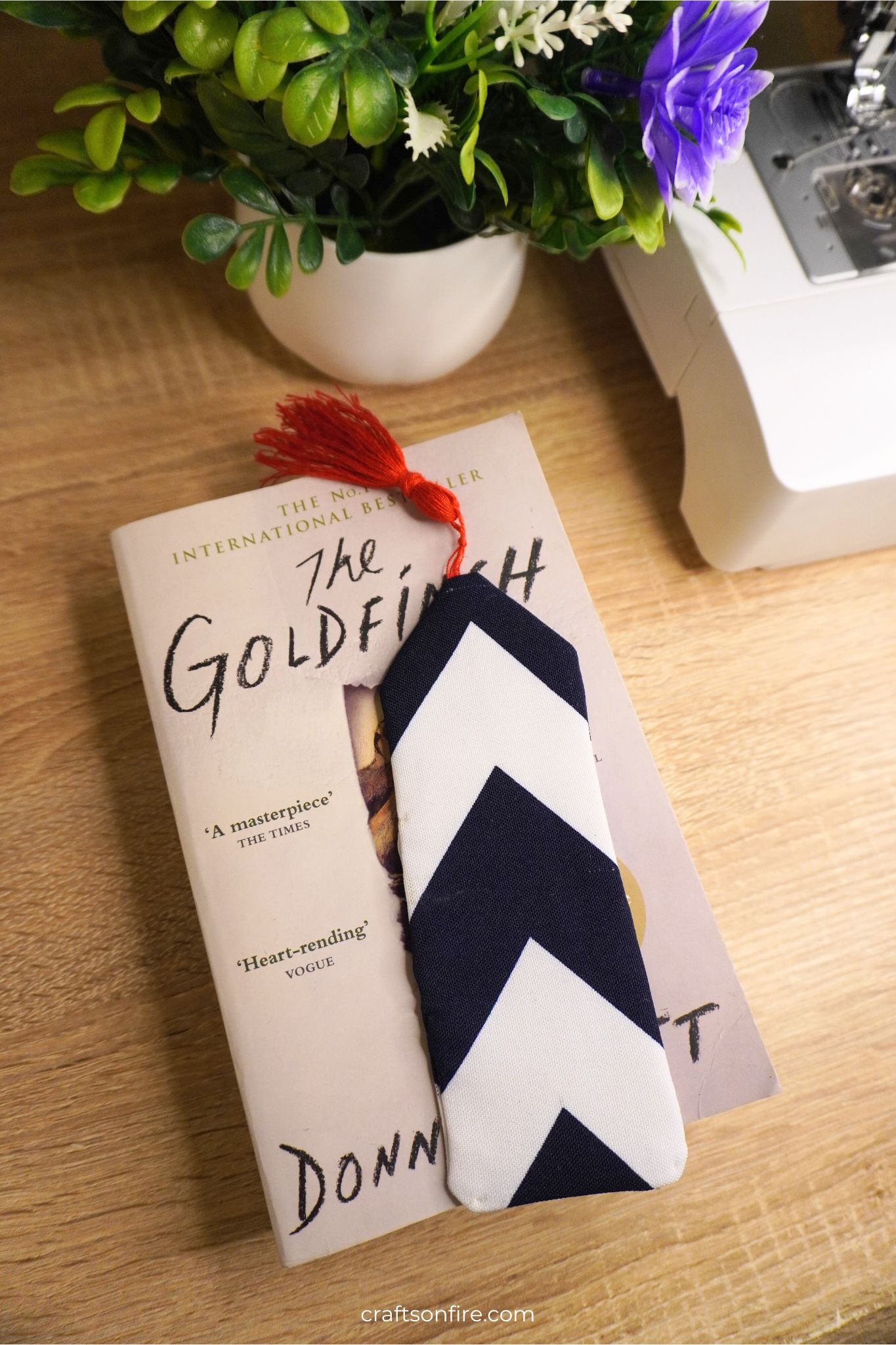 diy tassel bookmark