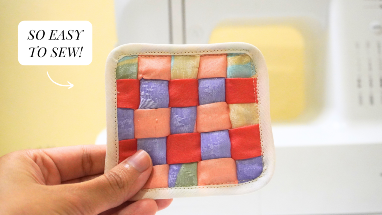Woven Fabric Coaster (Sewing Tutorial)