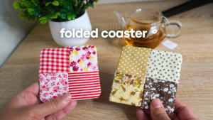 folded coaster sewing tutorial