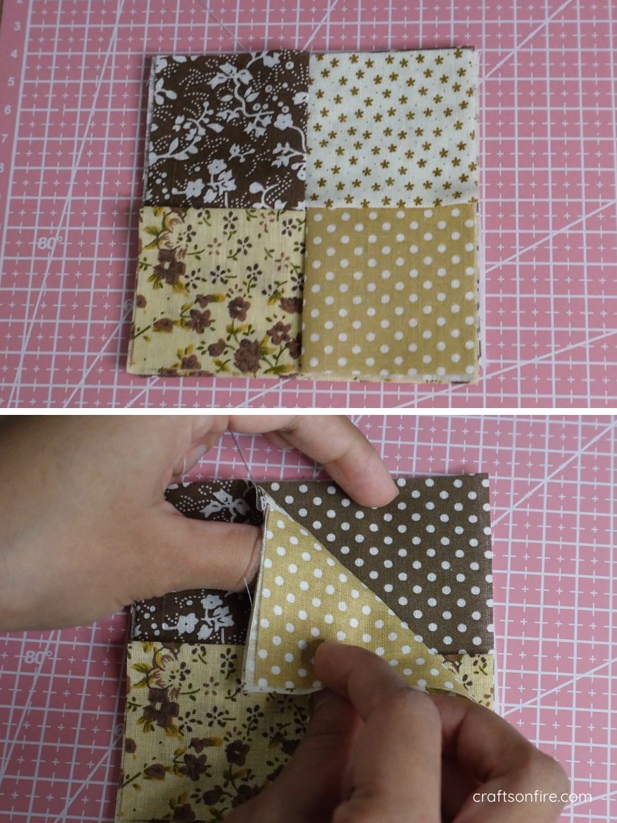 folded coaster step 4