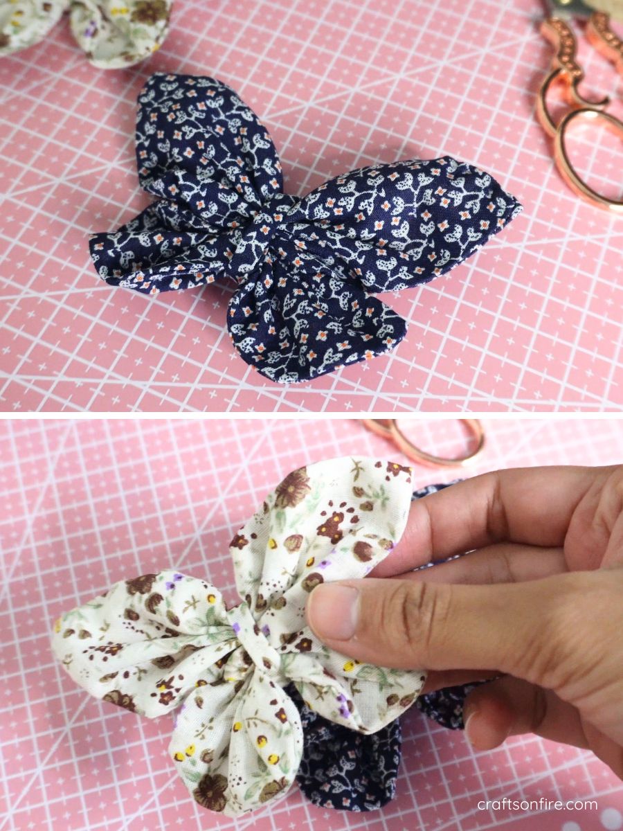 how to make fabric butterfly