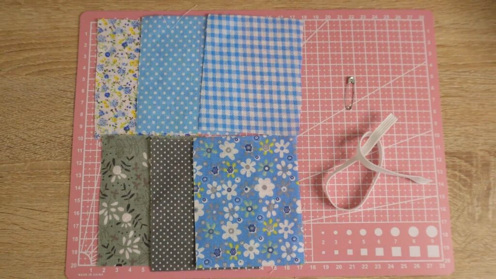 patchwork scrunchie supplies