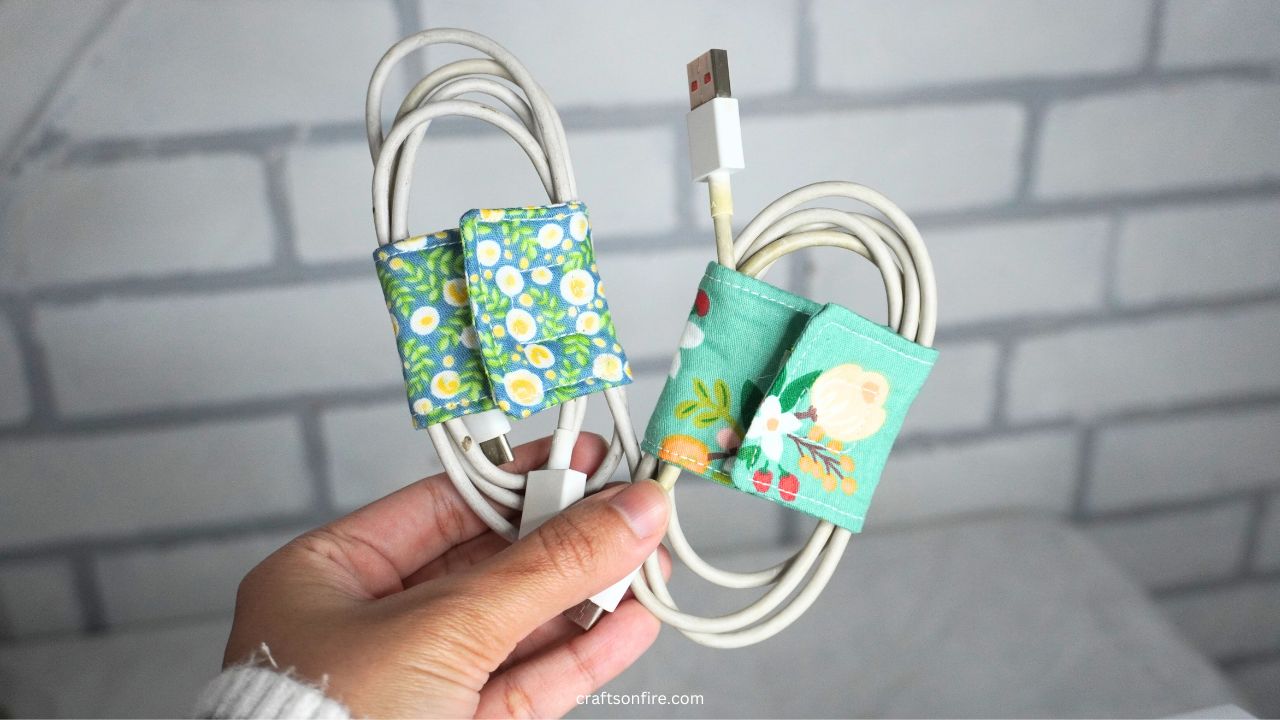 how to sew a cord holder