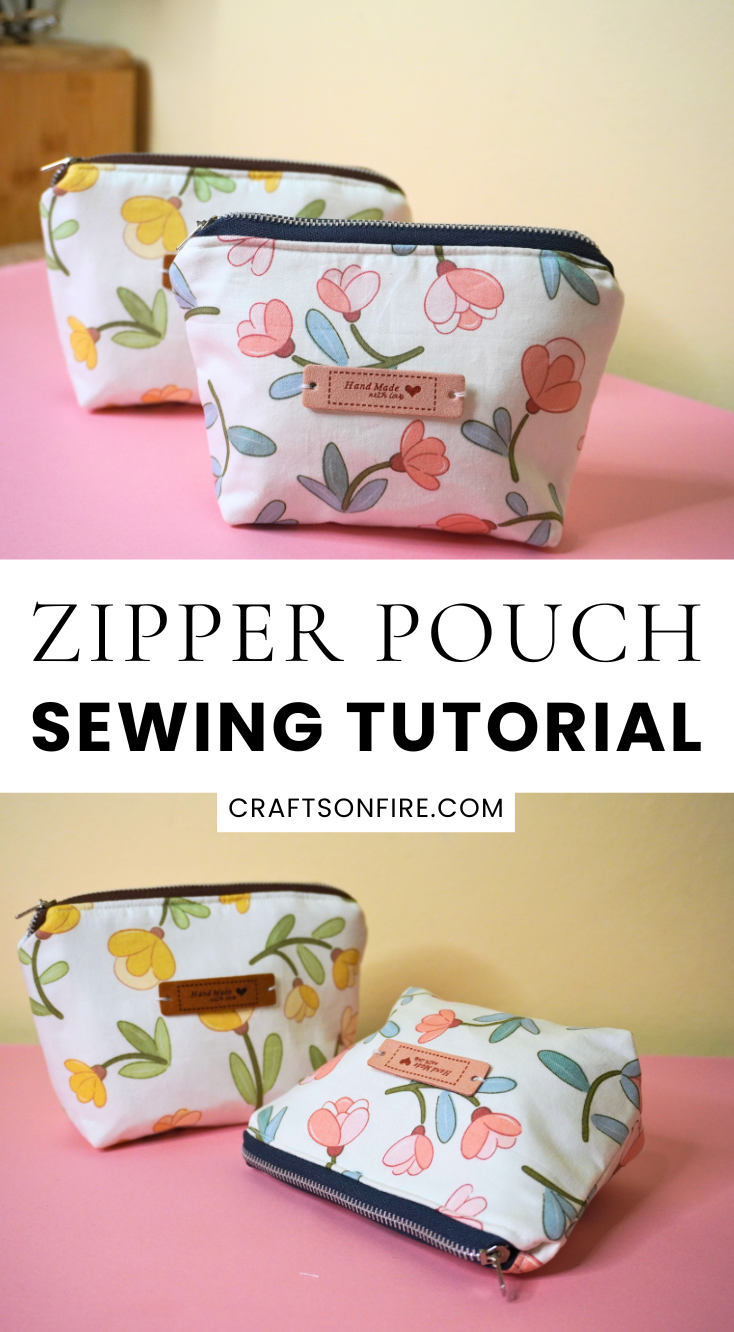 zipper pouch sewing tutorial step-by-step