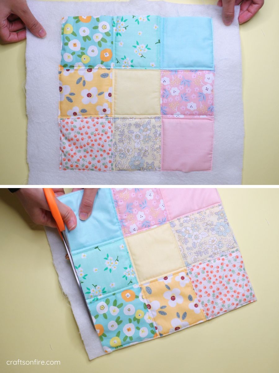 patchwork pot holder step 6