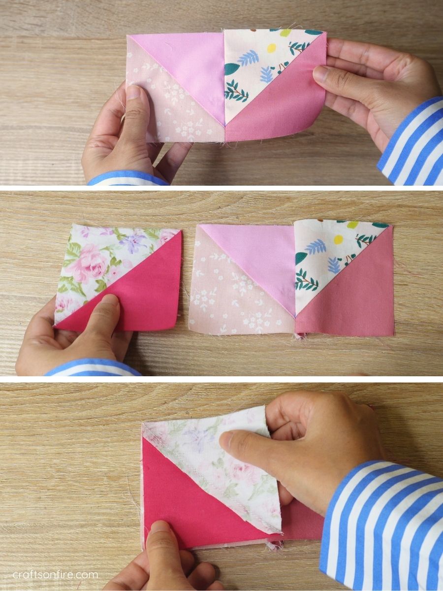 patchwork bookmark step 4