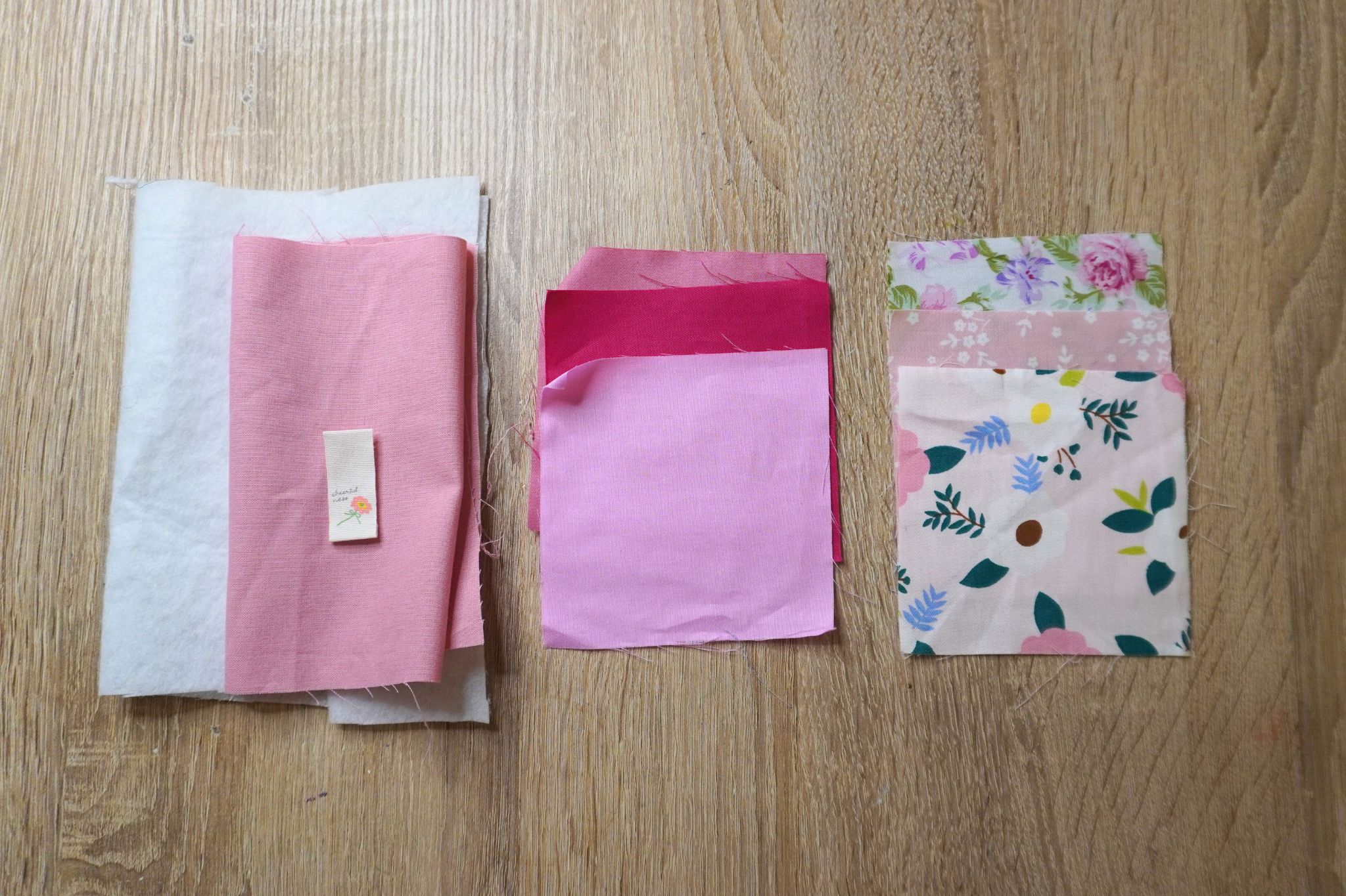 patchwork fabric bookmark supplies