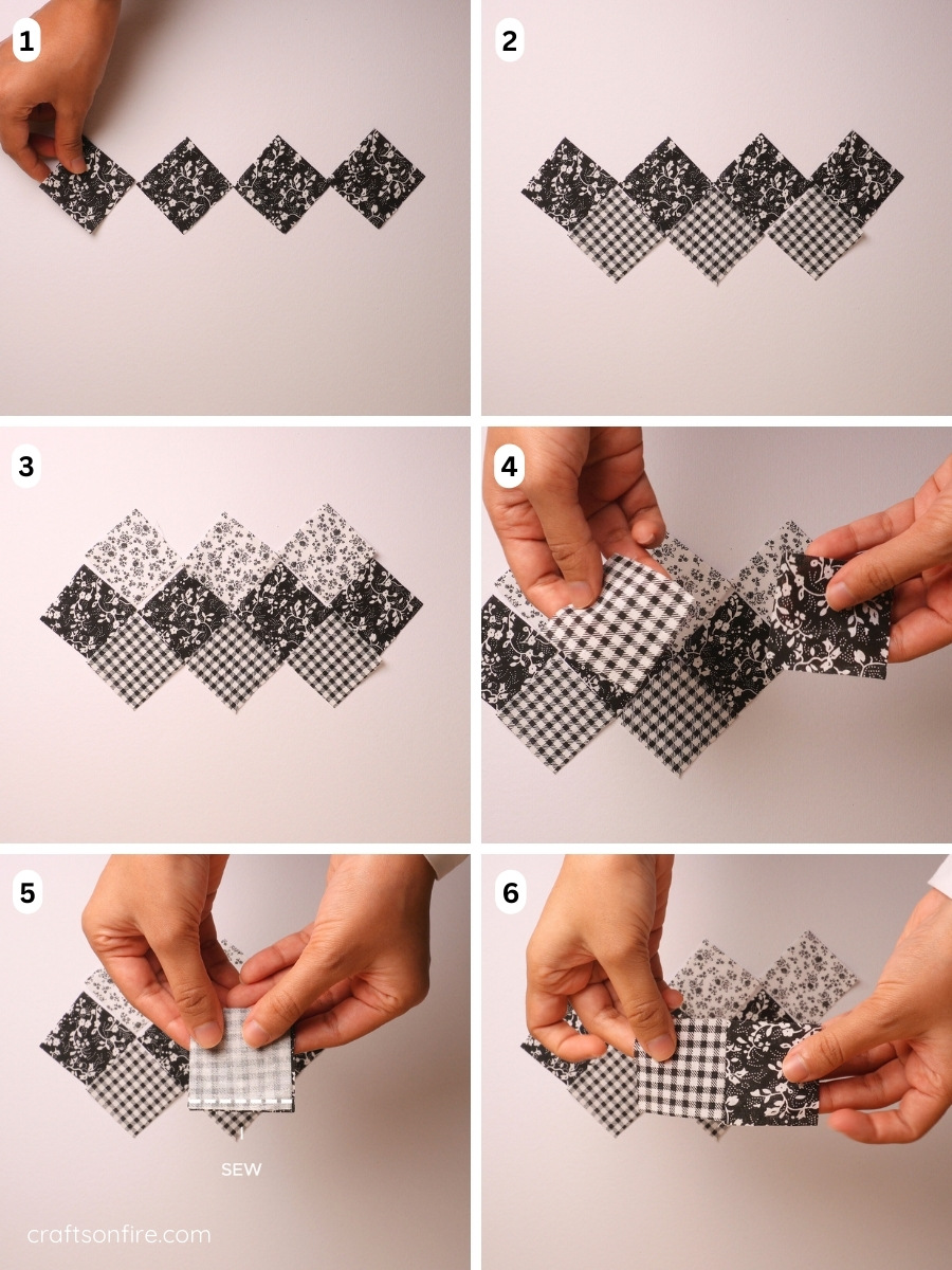 patchwork bookmark part 1