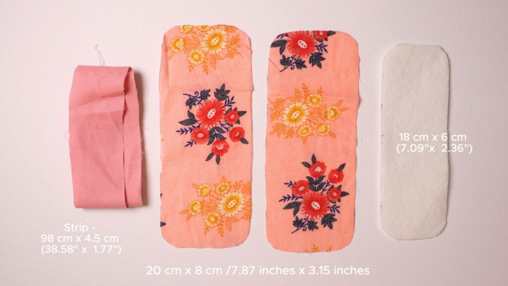 ruffle bookmark supplies