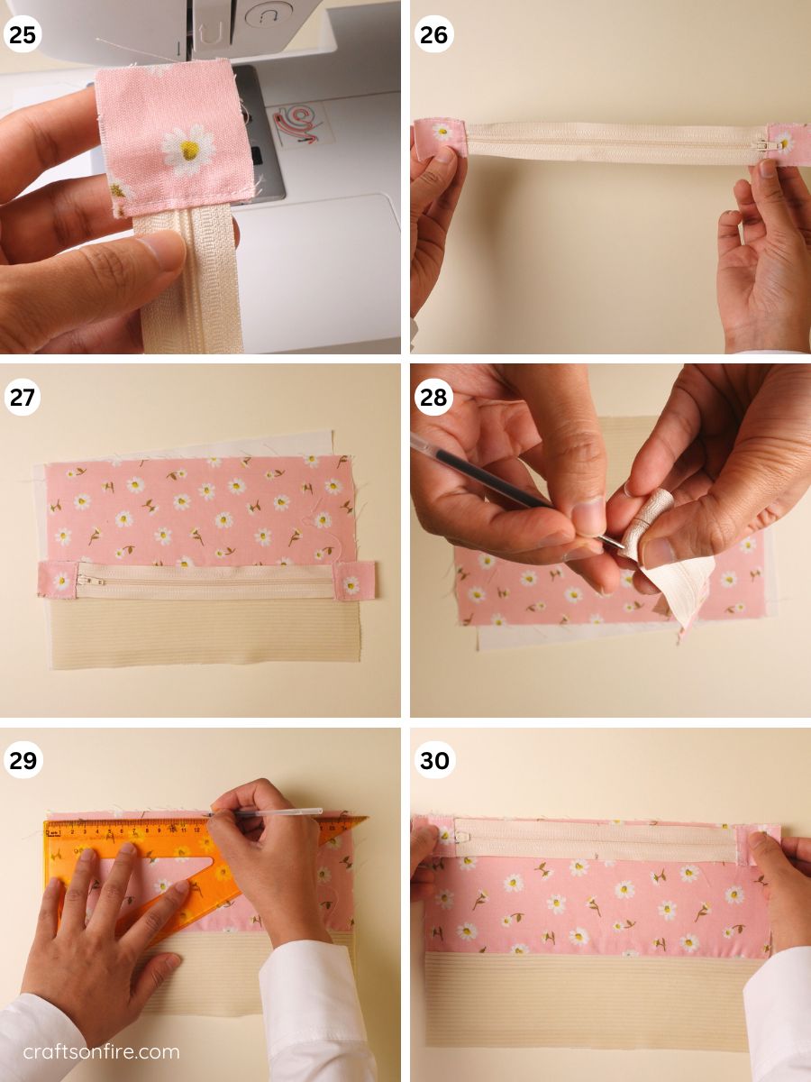 crossbody bag step 5