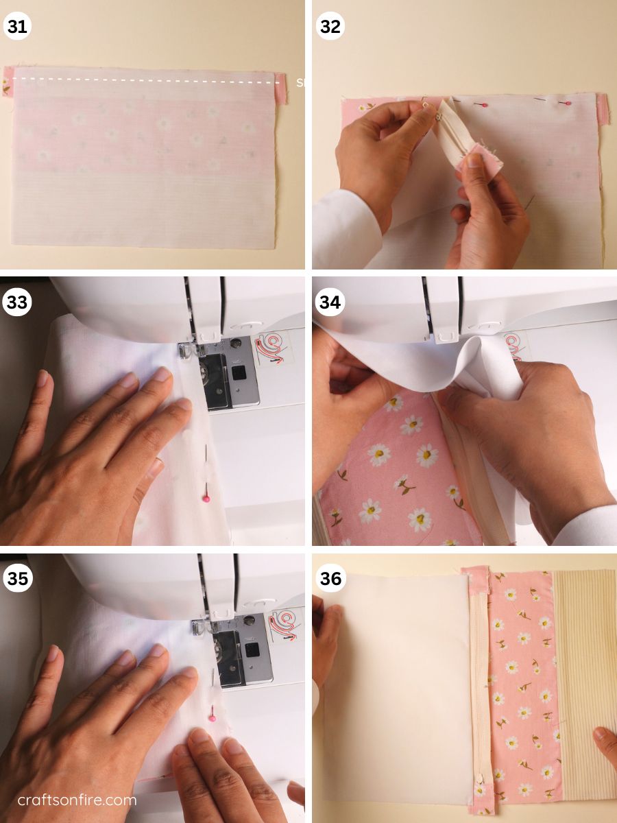 crossbody bag step 6