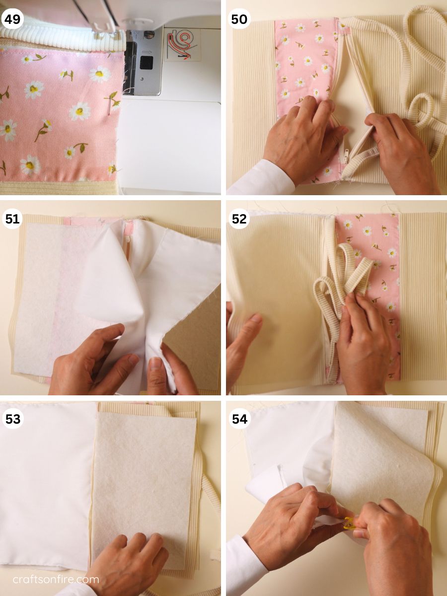 crossbody bag step 9