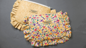 DIY Ruffle Pouch Tutorial