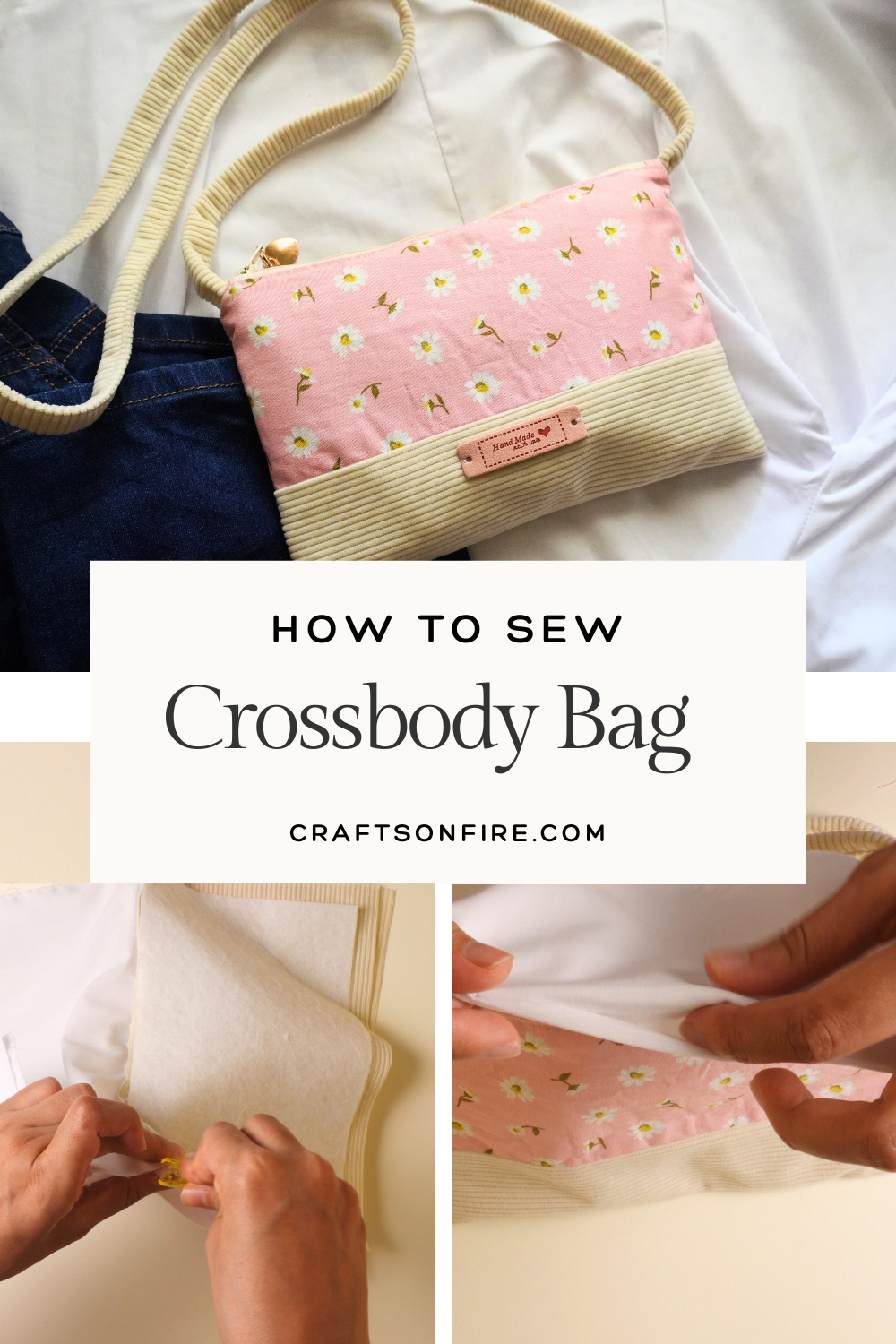 crossbody bag sewing tutorial