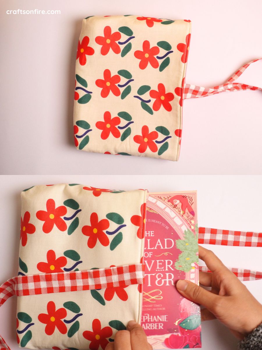 book sleeve sewing tutorial