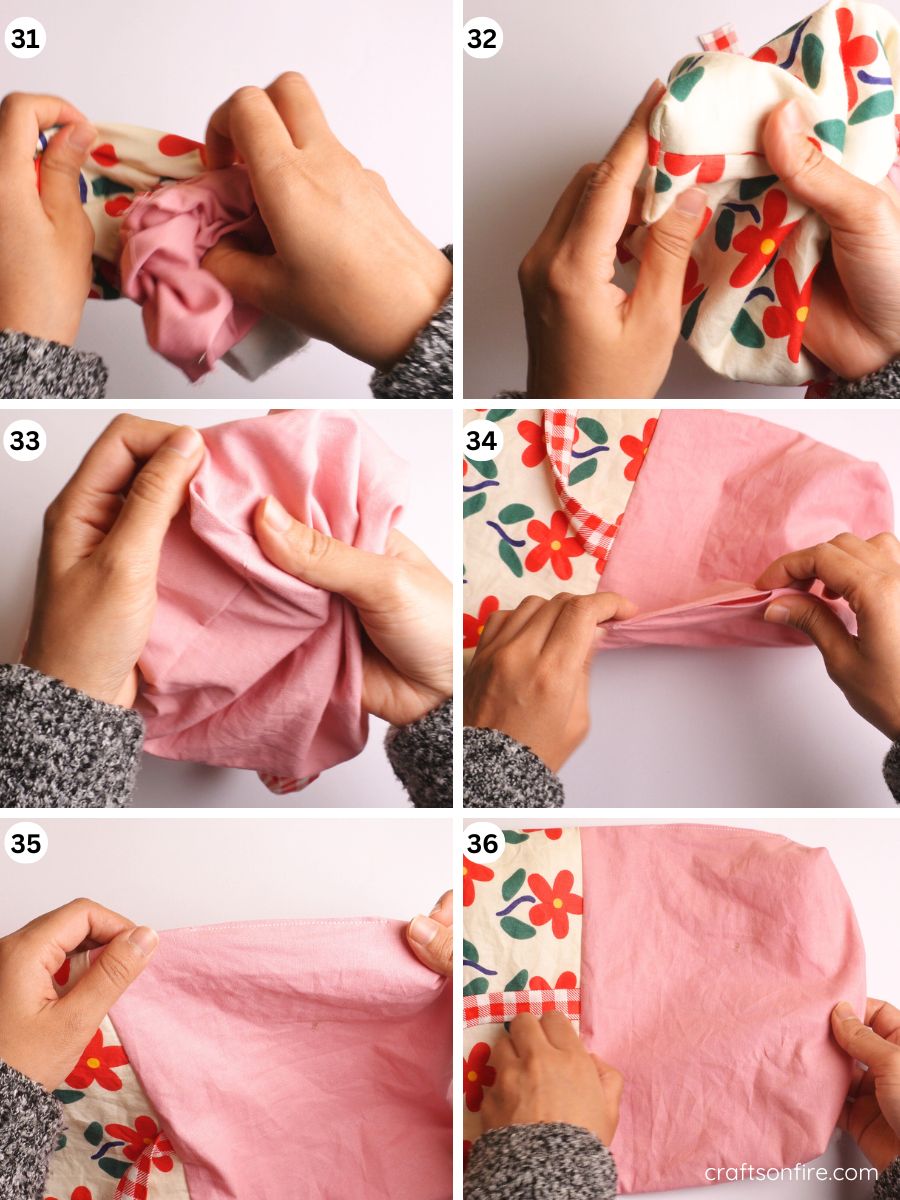 bow booksleeve tutorial part 6