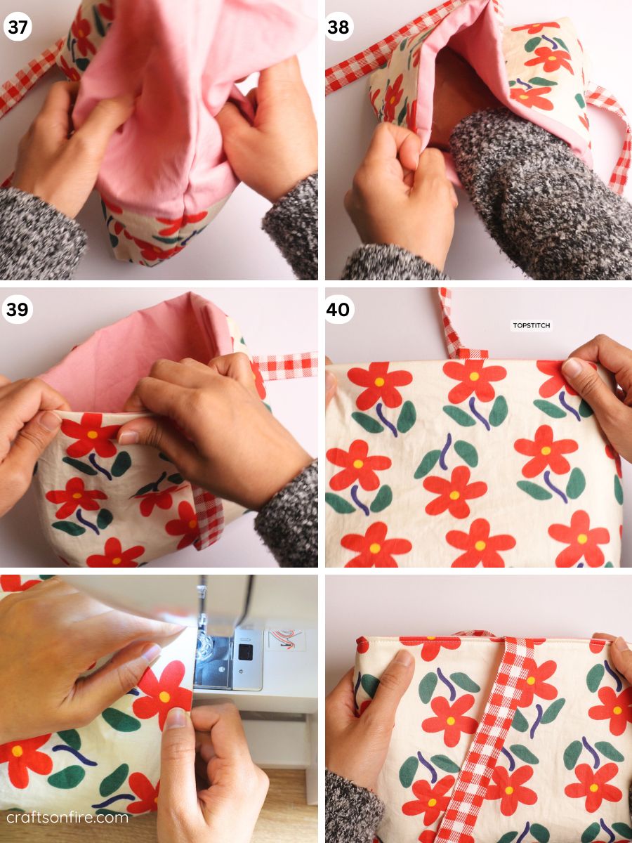 bow booksleeve tutorial part 7