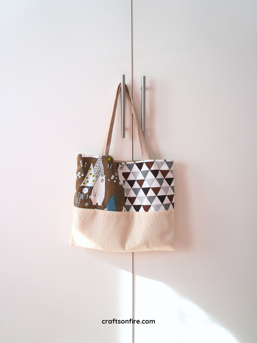 How To Sew Your Own Patchwork Tote Bag (Step-by-Step Tutorial ...