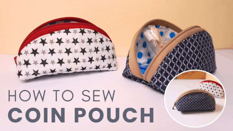 COIN POUCH SEWING TUTORIAL DIY