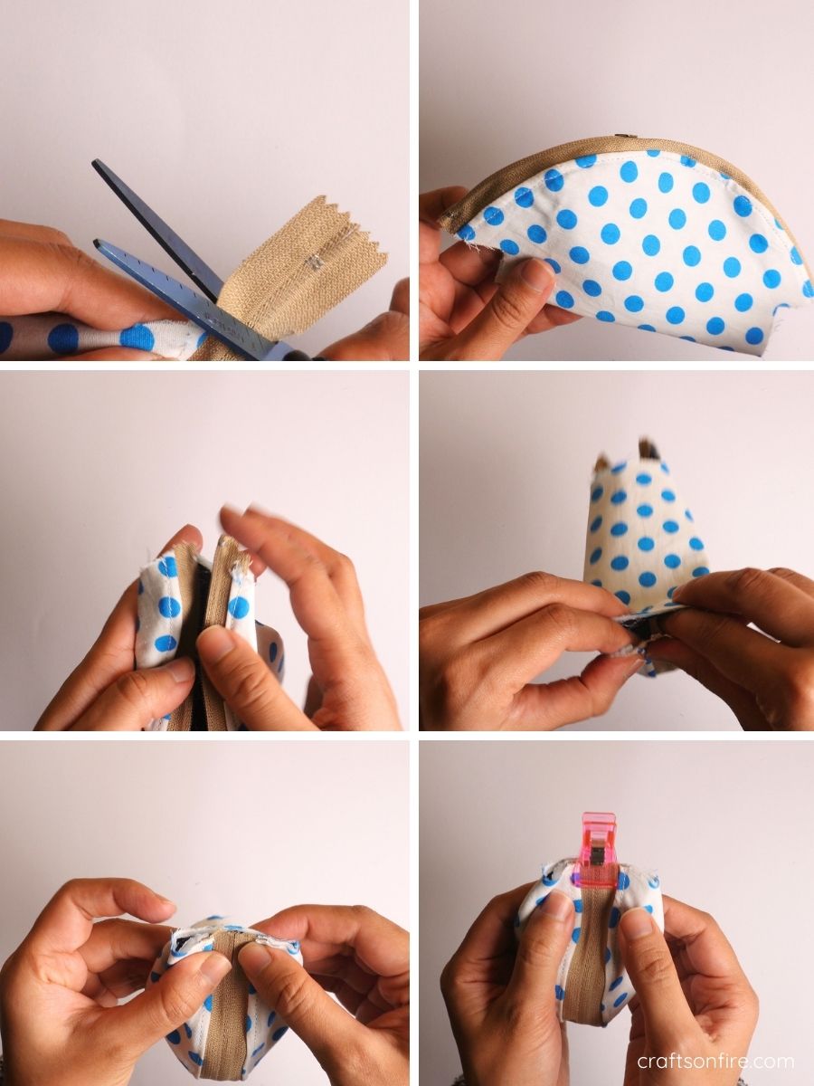 half moon purse step 6