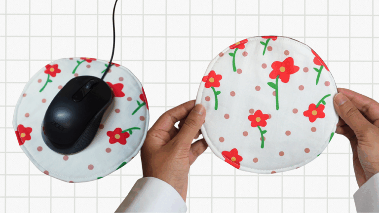 how to sew a mouse pad