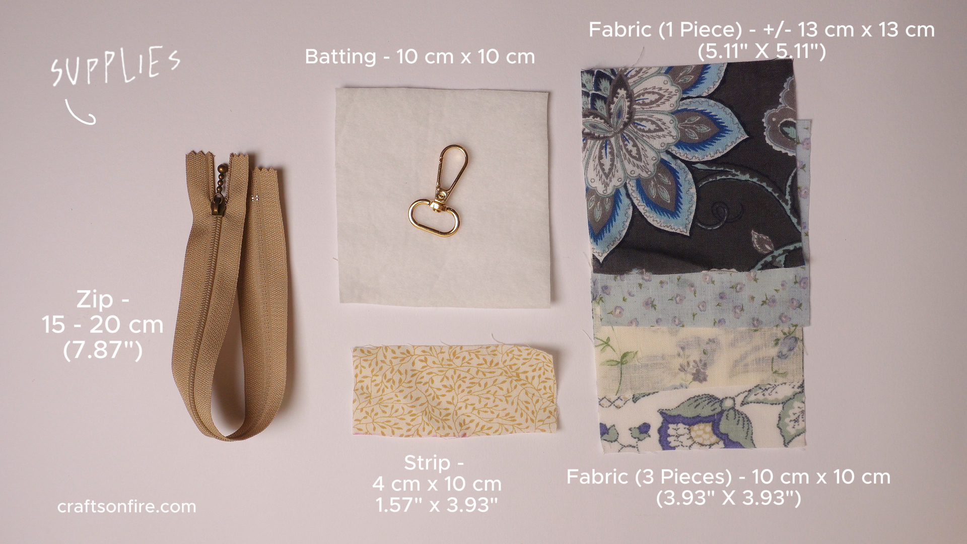 keyring pouch supplies