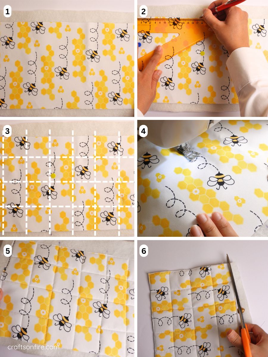 diy triangle pouch part 1