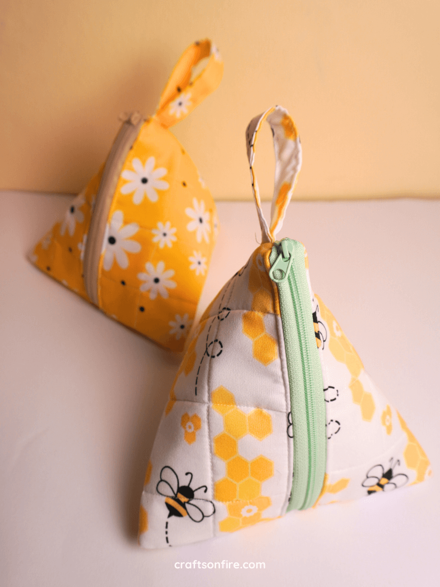 triangle pouch sewing pattern