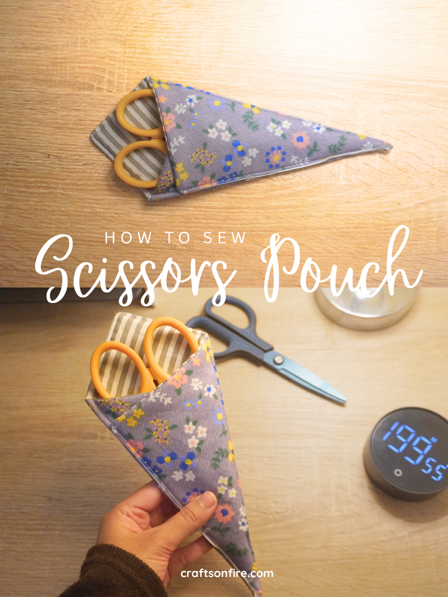 How to Sew a Scissor Pouch - The Easiest Sewing Pattern and Tutorial for Beginners!