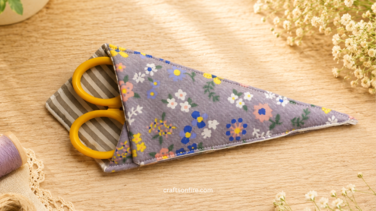 Scissor pouch sewing tutorial for beginners
