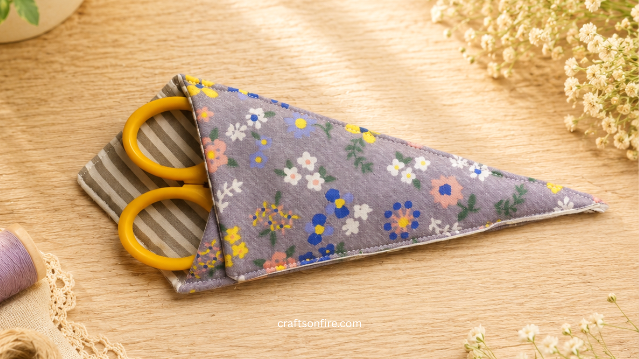 Scissor pouch sewing tutorial for beginners