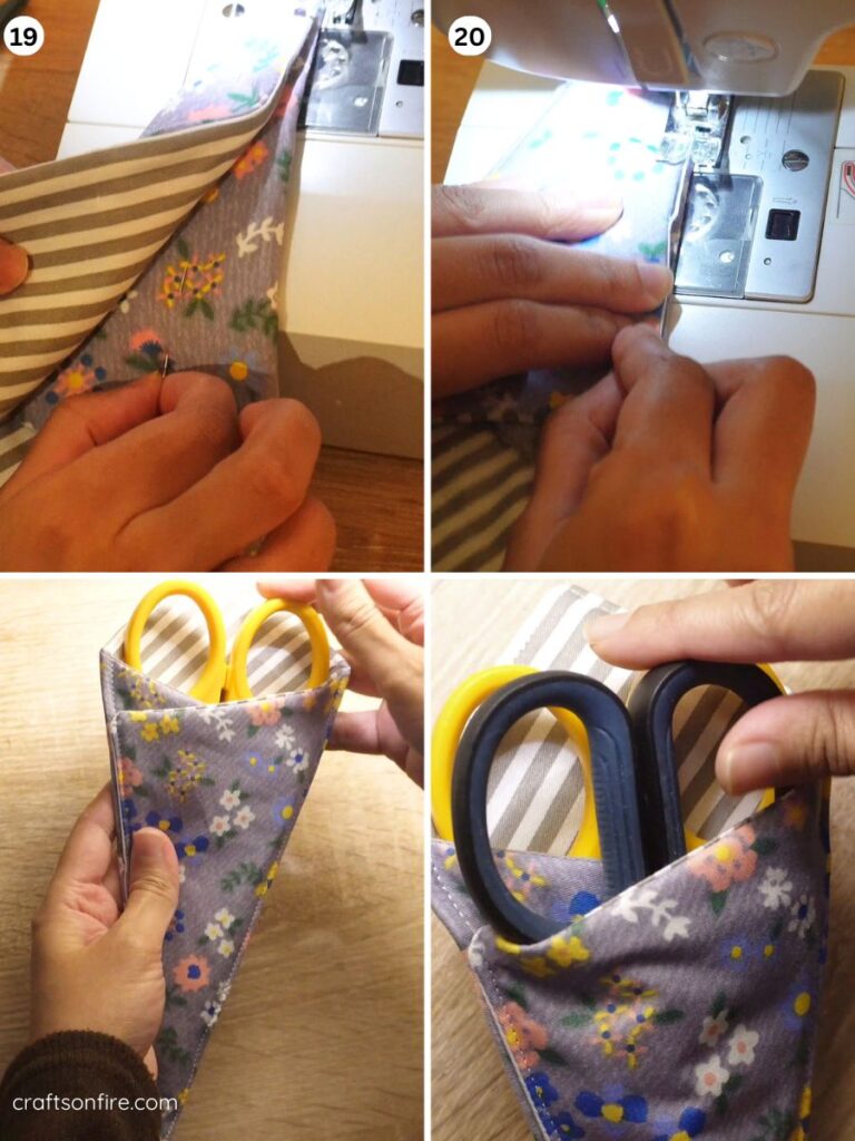 Scissor Pouch Sewing Tutorial Step 3