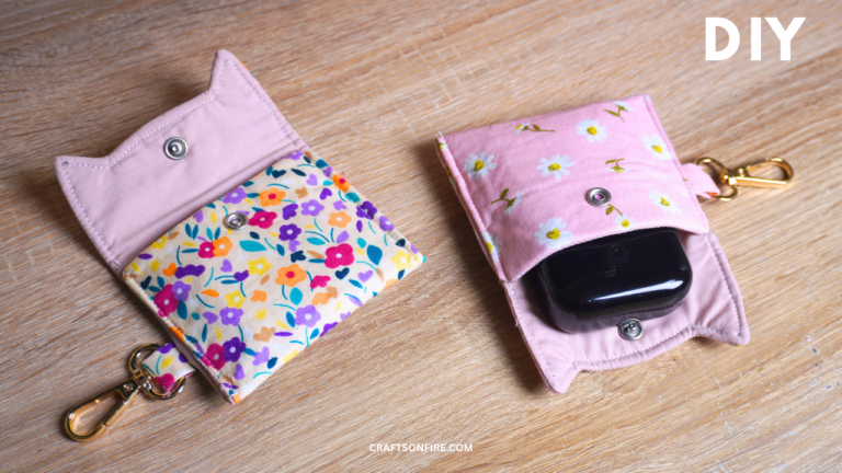 diy airpod pouch sewing tutorial