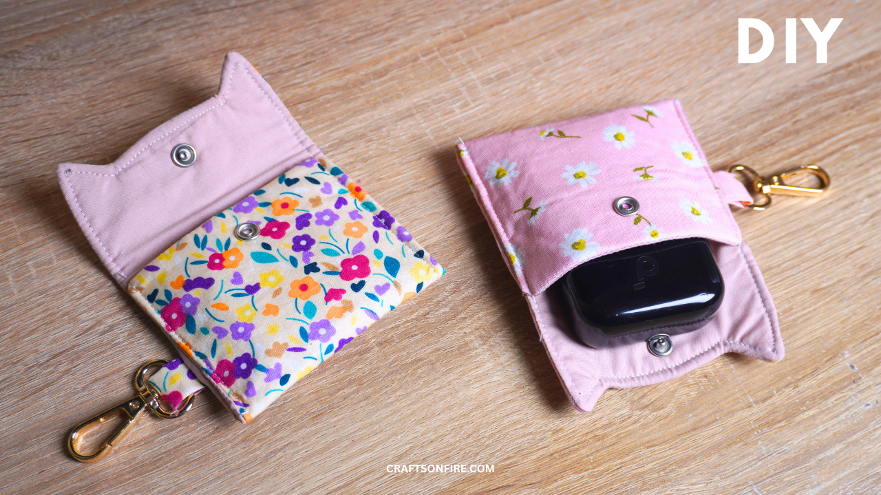 diy airpod pouch sewing tutorial
