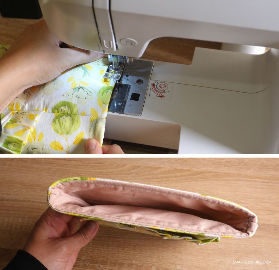 ruffle book sleeve tutorial final